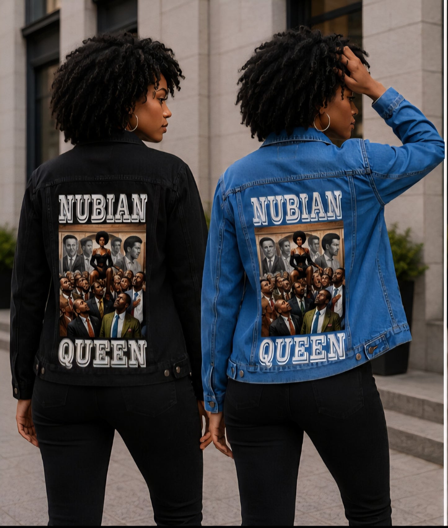 NUBIAN QUEEN DENIM JACKET 5