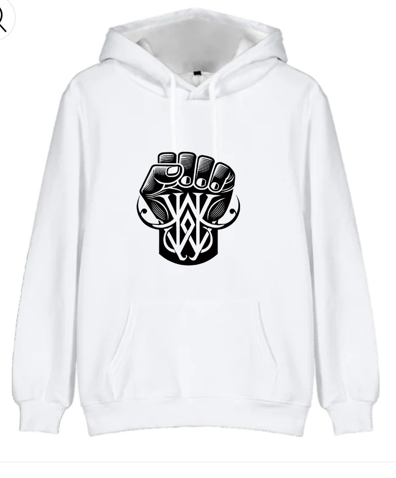 Black power hoodie