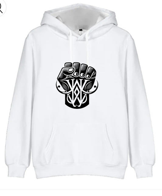 Black power hoodie