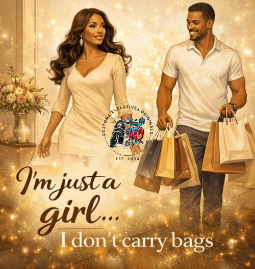 I dont carry bags- Commercial Use - Tumbler, Mug, Cap Designs (Instant Digital Download) - PNG