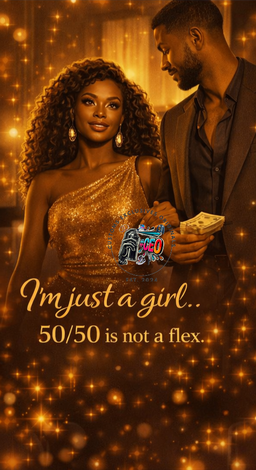 50/50 is not a flex- Commercial Use - Tumbler, Mug, Cap Designs (Instant Digital Download) - PNG