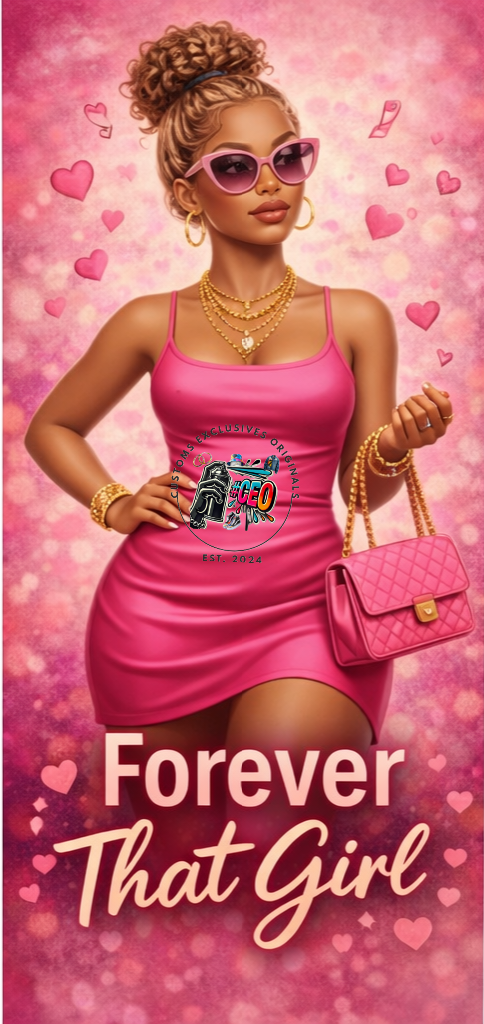 Forever that girl- Commercial Use - Tumbler, Mug, Cap Designs (Instant Digital Download) - PNG